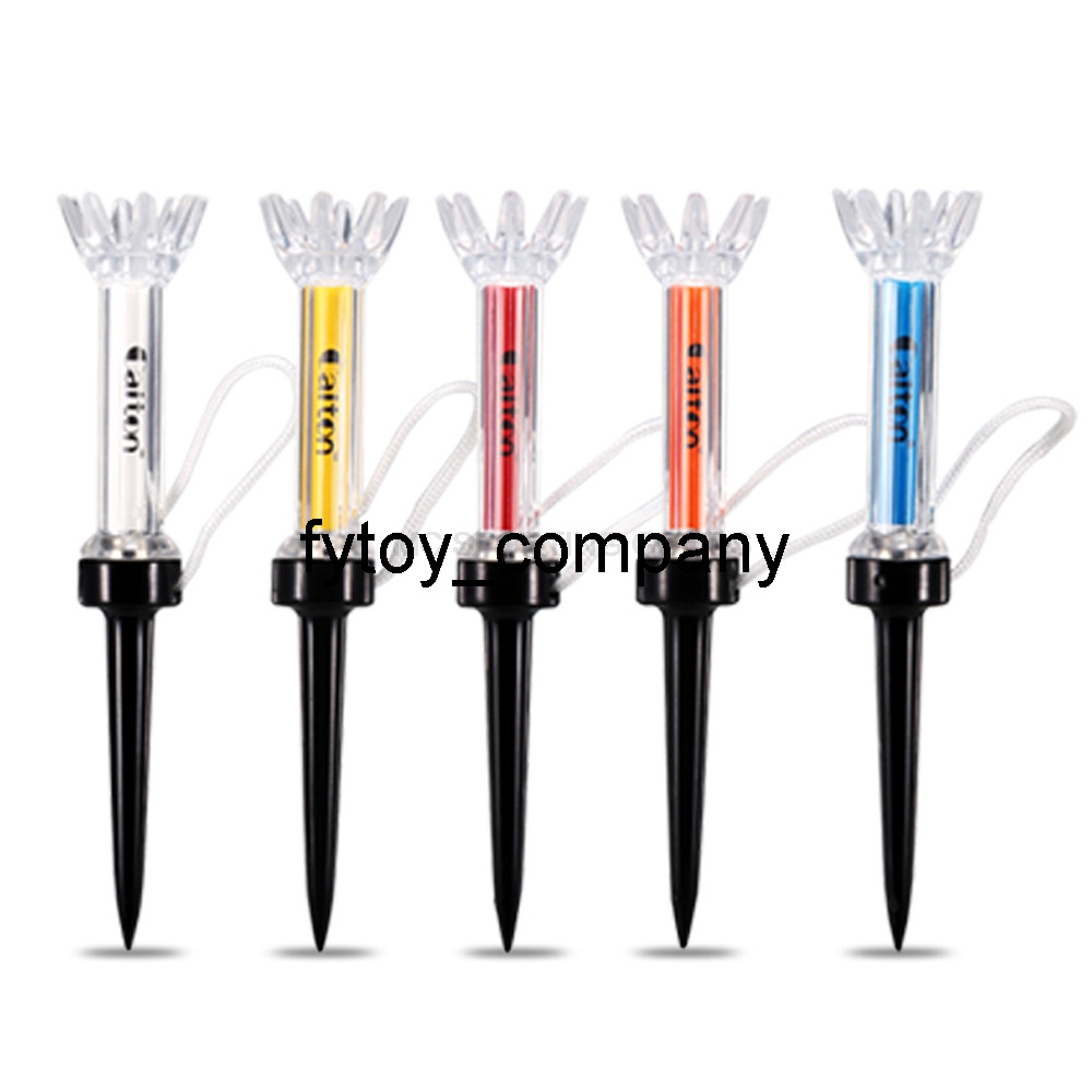 

5Pcs 79/90mm Plastic Golf Tees With Original Package Durable Flexible Magnetic Step Down Golf Ball Holder Practice Accessories