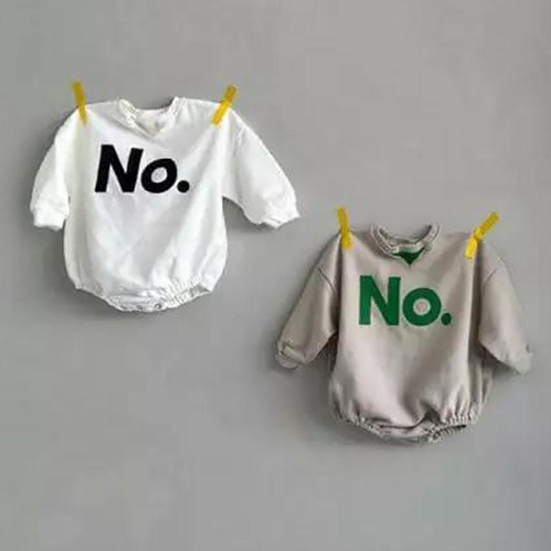 

Rompers 2022 Baby Clothes Girl One Piece Bodysuit Boy Casual Long Sleeves BodysuitsRompers, White