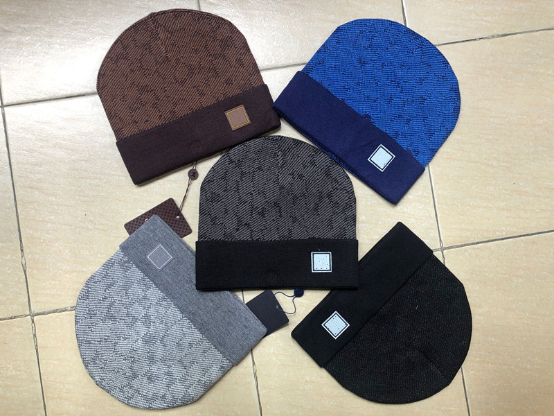 winter hat 2022 fashion mens designers hats bonnet winter beanie knitted wool hat plus velvet cap skullies Thicker mask Fringe beanies Ajjw