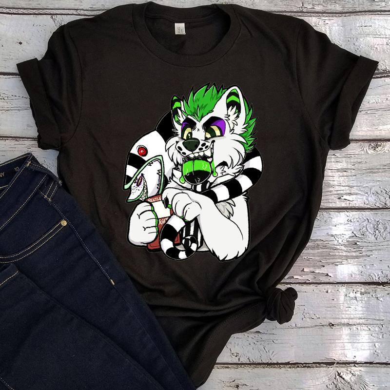 

Women' T-Shirt Beetlejuice Furry Tshirt Women Gothic Graphic Tees Winter 2022 Vintage Streetwear Top, Sk7664-d