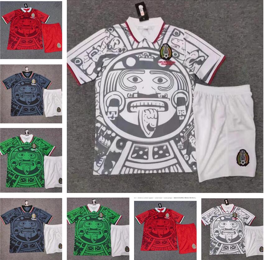 

adult kit Mexico Goalkeeper Jerseys World Cup 1998 Retro Mexico Soccer Jerseys Futbol Camisa Mexican Football Camisetas Shirt Maillot