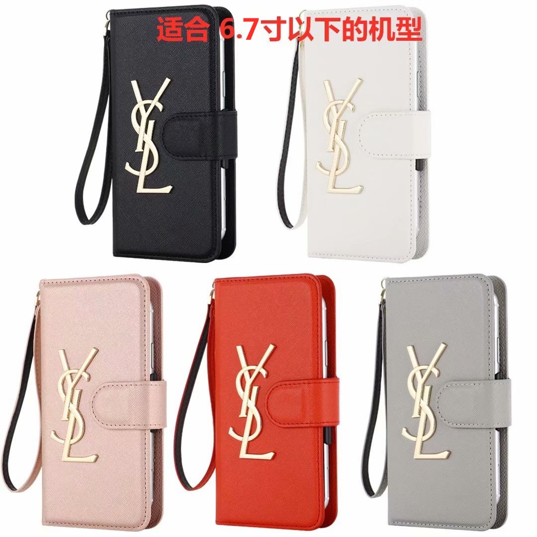 

Luxury Magnetic Wallet Leather Cases LOUIS VUITTON YSL Yves Saint laurent GUCCI case for iphone 11 12 13 pro max 7G 8G Plus X XS XR Credit Card Slot stand cover case, #3