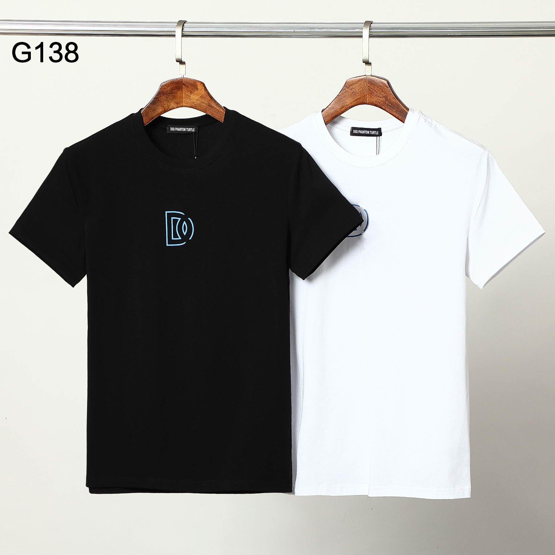 

DSQ PHANTOM TURTLE 2022SS New Mens Designer T shirt Paris fashion Tshirts Summer Pattern T-shirt Male Top Quality 100% Cotton Top 1210, Black