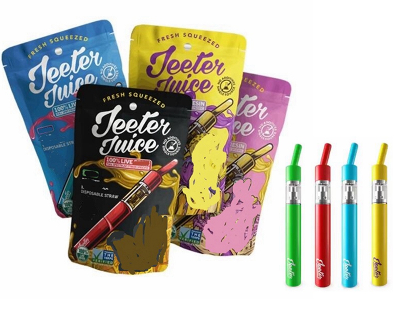 

Jeeter Juice E-cigarette Kits Live Resin Rechargeable Disposable Vape Pen Empty Pod Mylar Bag Packwoods Runty Cookies Dabwoods, Multi