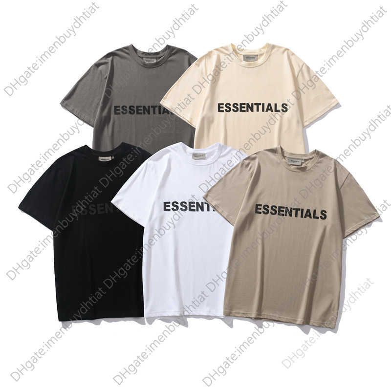 

2022 Summer Designer Brand Essential Couple Short Sleeve t Shirts Cotton Half High Street Fashion Unisex, Fg-13 white