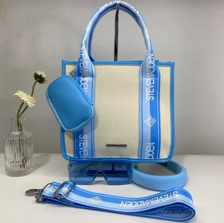 

Women's Bag Summer Niche Design Letter Tote Bag Shoulder Messenger Bags, Blue