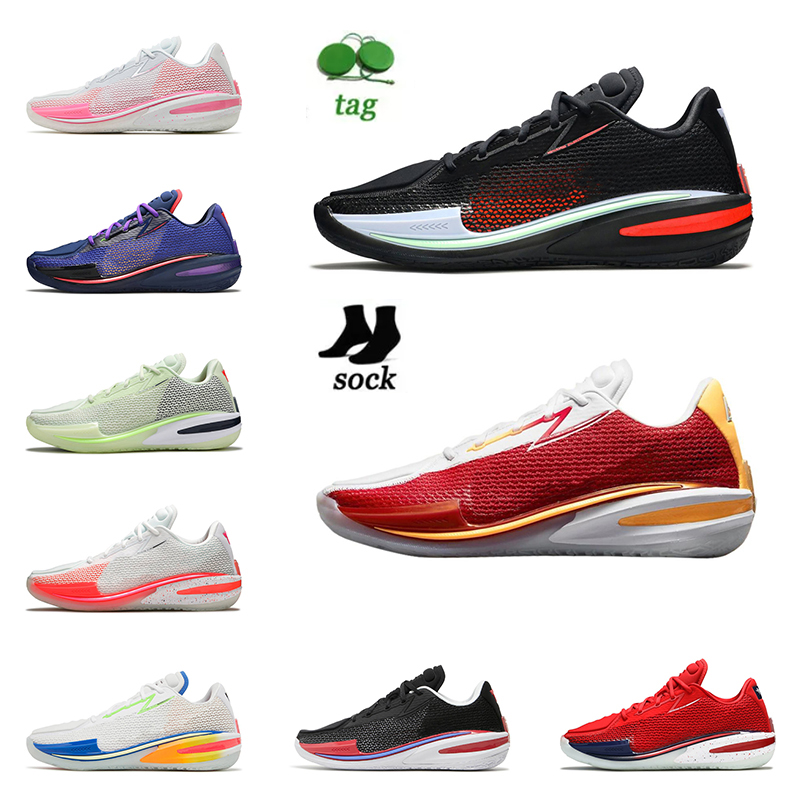 

Zoom GT Cut Mens Womens Zooms Basketball Shoes With Socks 2022 Fashion Black Fusion Red Violet Crimson Pink Lime Ice Team Usa Outdoor Jogging Sneakers 36-46, C13 black hyper crimson