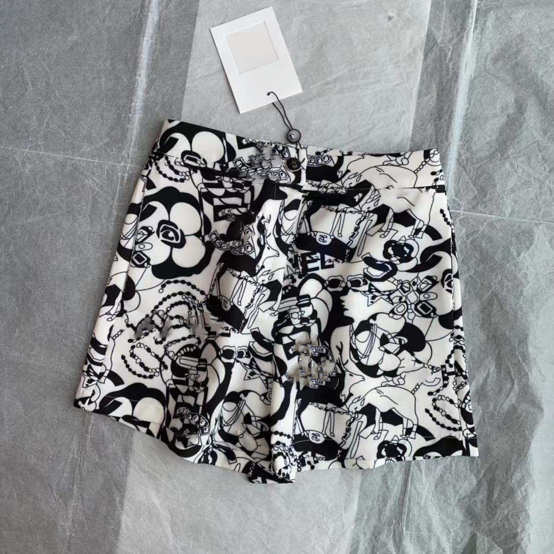 

Milan Runway Shorts 2022 Spring Autumn Fashion Designer Straight Shorts Brand Same Style Luxury Women' Pants 0526-8, Picture color