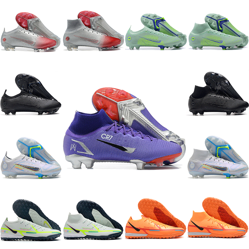 

Newest Mercurial Vapors XIV Elite FG Soccer Shoes High Quality Mbappe CR7 Superfly 8 Football Boots Phantom GT2 Elite Dynamic Fit TF Shoe Cleats size39-45, 06