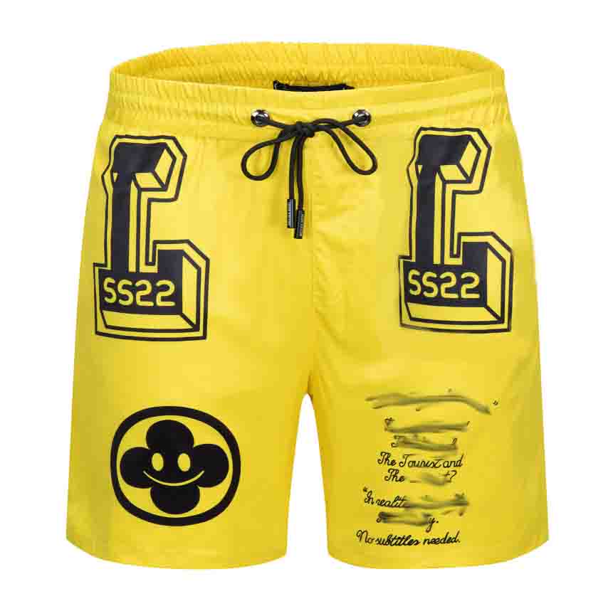 

Fashion Men's Shorts Designer l Yellow Plus Letter Shorts Summer Beach Shorts Young Students Camouflage Pattern Print Loose Streetwear Size -3XL, Khaki