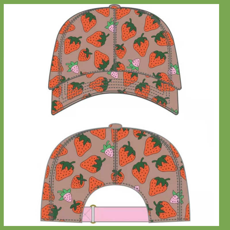

Bucket Hat strawberry baseball cap mens womans fitted hats for cotton print letters casual cactus fisherman caps Casquette Fashion09