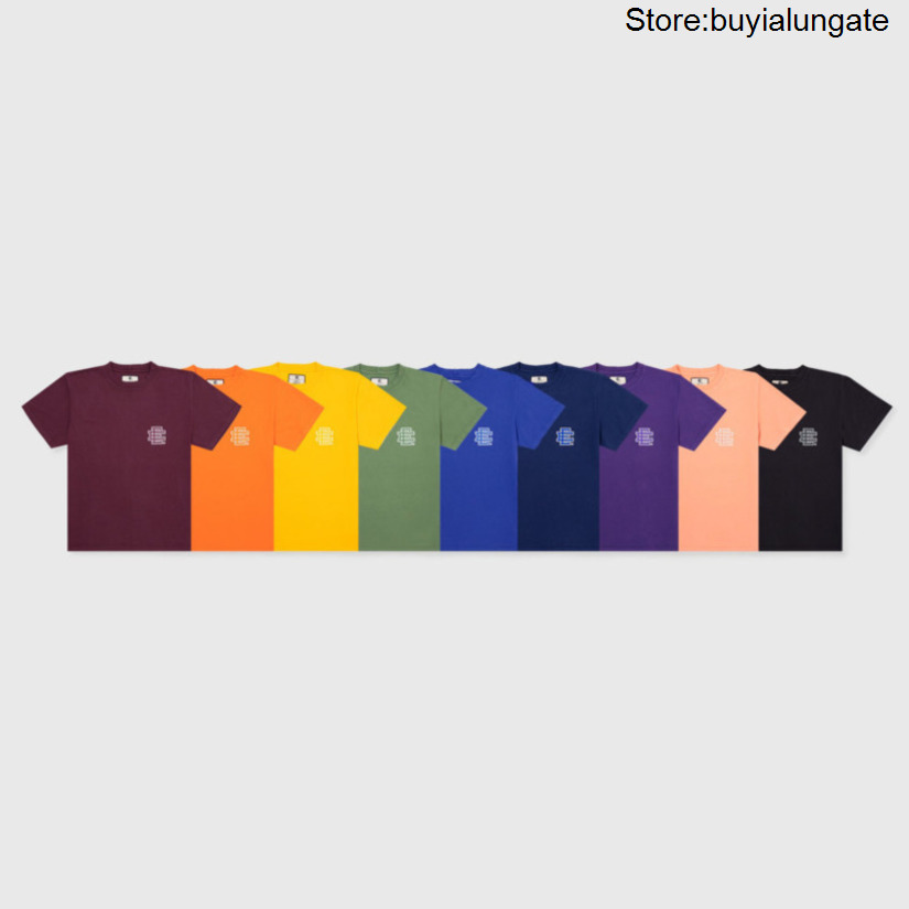 

Fashion Classic Ee Men's t Shirts Eric Emanuel Tops Tees Brand Short Sleeve Women's Summer Tshirts Hip Hop Letter Printed Cotton Loose Large HSVE, Purple