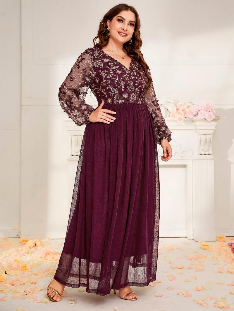 

Plus Size Dresses Large Chic And Elegant Women Luxury Dress 2022 Long Loose Festival For Evening Party Oversized Casual ClothingPlus, Black