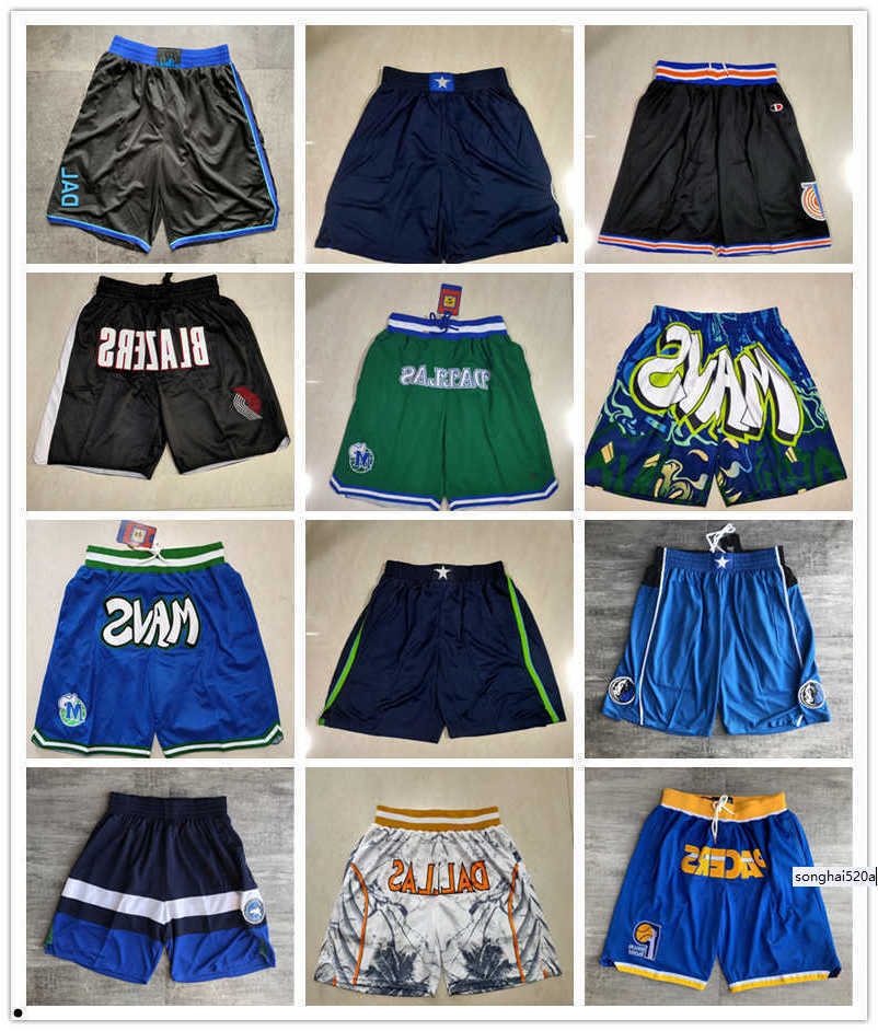 

2022 Indiana''Pacers''men Dallas''Mavericks''men Throwback Basketball Shorts pocket, Color