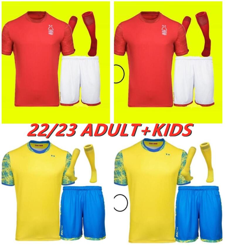 

22 23 Nottingham GRABBAN Soccer Jerseys Johnson Surridge home away 2022 2023 Forest home Awoniyi AMEOBI MIGHTEN KROVINOVIC Williams Yates Football Shirt adult kids