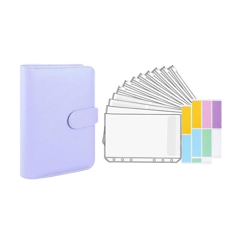 

Gift Wrap Portable PU Leather Notebook Binder Envelope For Writing