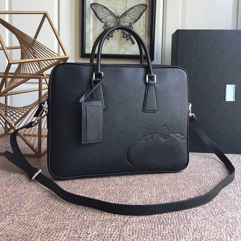 

Mens Brand Bags 2VE368N Fashion Leather Handbag Designer Top Quality Briefcase Handbags Men Laptop Business Shoulder Bag, Shipping supplement