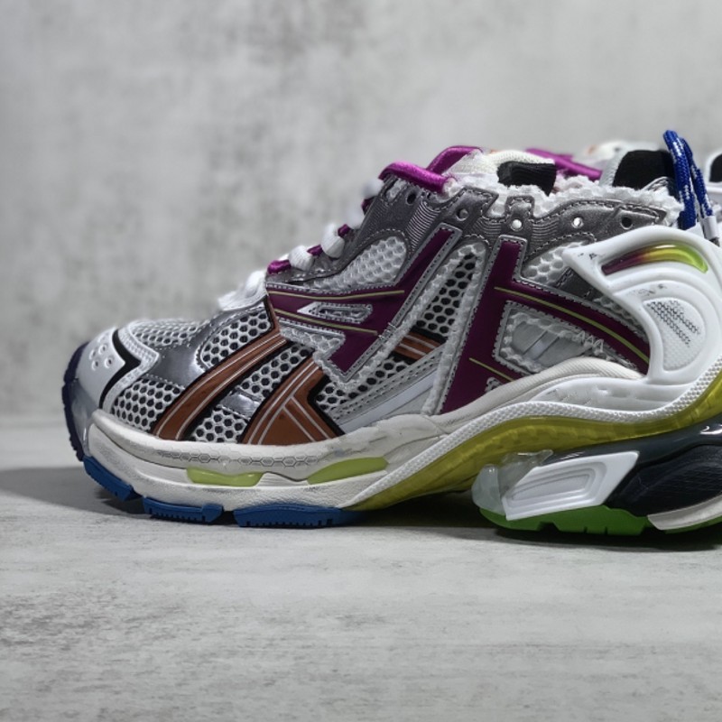 

distressed lace-up runne sneakers mid heel leather sandals back strap tire shoes ankle boots vintage, Color5