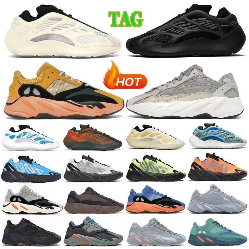 

Hotsale 700 v2 running shoes mens womens sneakers Cream Bright Blue v3 Azael Alvah Safflow vuV''V2''YEEZIES''BOOSTs''yezzies''350, Utility black