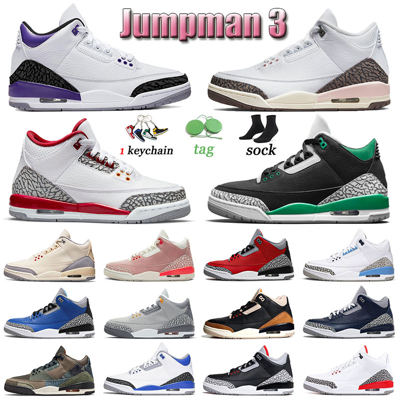 

Jumpman 3 3s III Basketballs Shoes Jordens Men Trainers Muslin Cardinal Red Sports Sneakers Women Black Cat Desert Elephant Patchwork Neapolitan Dark Iris Retro, 36-47 kumquat
