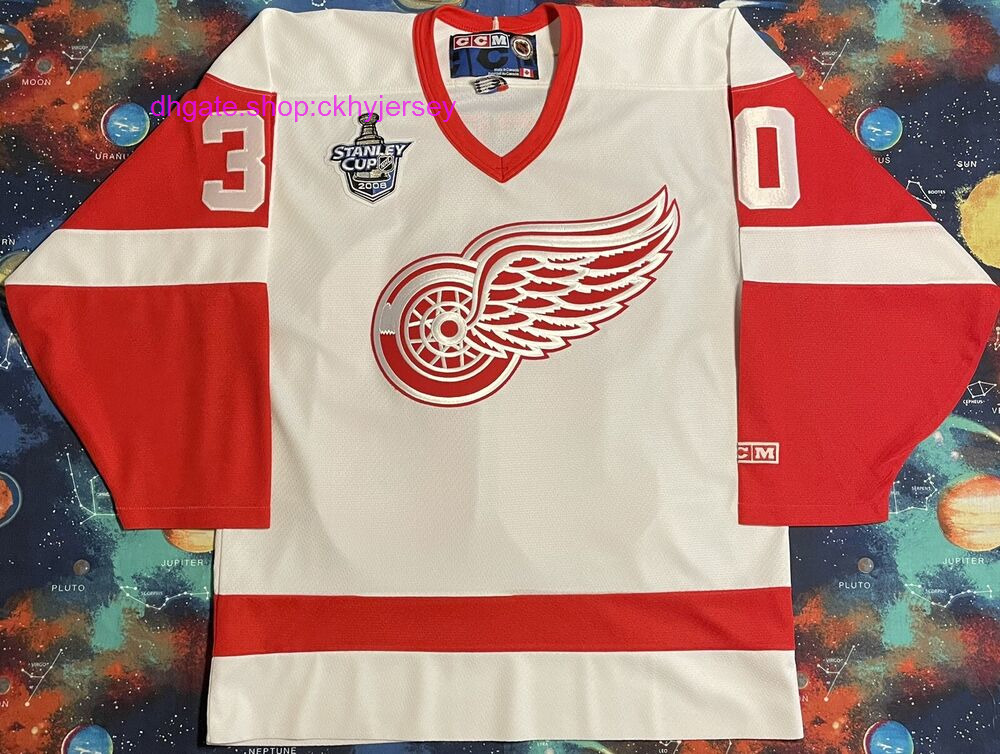 Cheap Stitched Vintage CCM Chris Osgood Hockey Jersey Mens Kids Throwback Jerseys