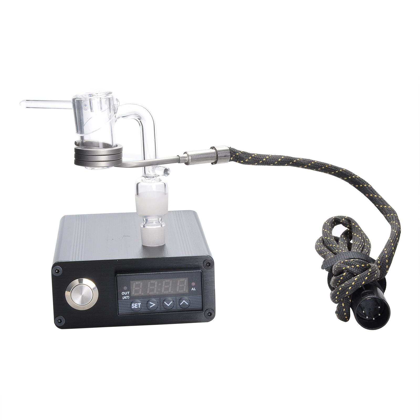 

25MM E-Nail Electric E Dab nail Enail Box Kit 20MM Quartz Nail Carb Cap 14 18 MM Male Temperature Controller Rig glass Bongs