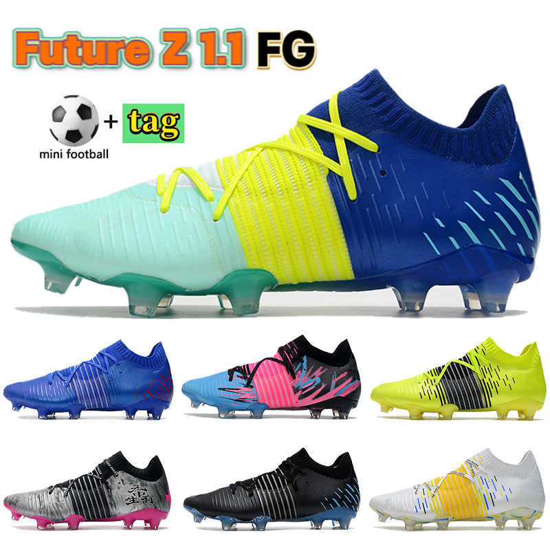 

Top Future Z 1.1FG mens soccer cleats football shoes deep blue volt Bluemazing black silver Yellow Alert white men boots sneakers, 01 deep blue volt