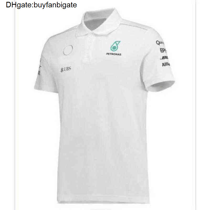Petronas Designer Men's t Shirts Luxury Mercedes Top F1 Formula One Racing Polos Women Casual Short Sleeve T-shirts Benz Polo Lewis Hamilton