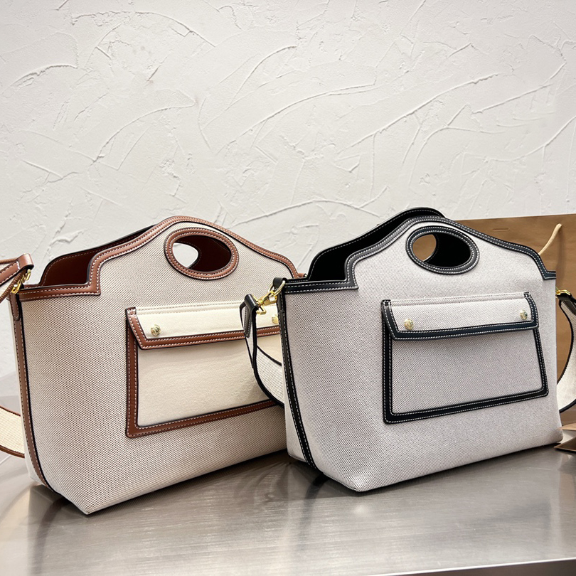 

Women Shoulder Bag Handbag Purse Linen Material Matching Cowhide Genuine Leather Silver Hardware Letter Pattern Hasp Patchwork Color