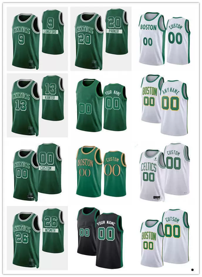 

2021-2022 75th Custom Boston''Celtics''Jersey men Womns Youth Payton 11 Pritchard Josh 8 Richardson Robert 44 Williams III Grant 12 Williams, Color
