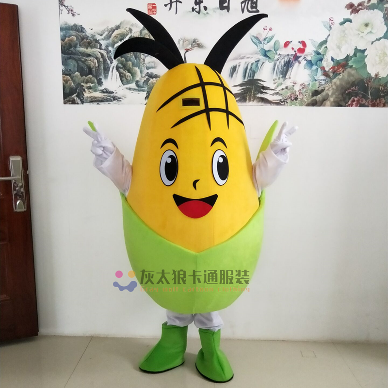 

Mascot doll costume Vegetables Theme Anime Mascot Costumes Red Sweet Potato Mascot Orange Corn Taro Pomegranate Carnival Fancy Dress, Boy orange