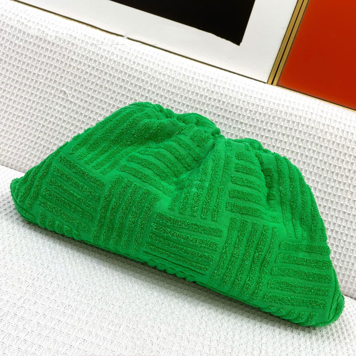 

Designer Towel Fabric Pouch Fashion Clutch Cloud Bag Handbag Women Shoulder Brands High Quality Dumpling Crossbody s for