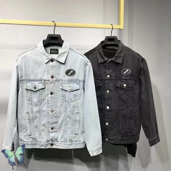 

Do Old Washed Loose Jacket Men Women Jean Jackets Denim Coats, Black