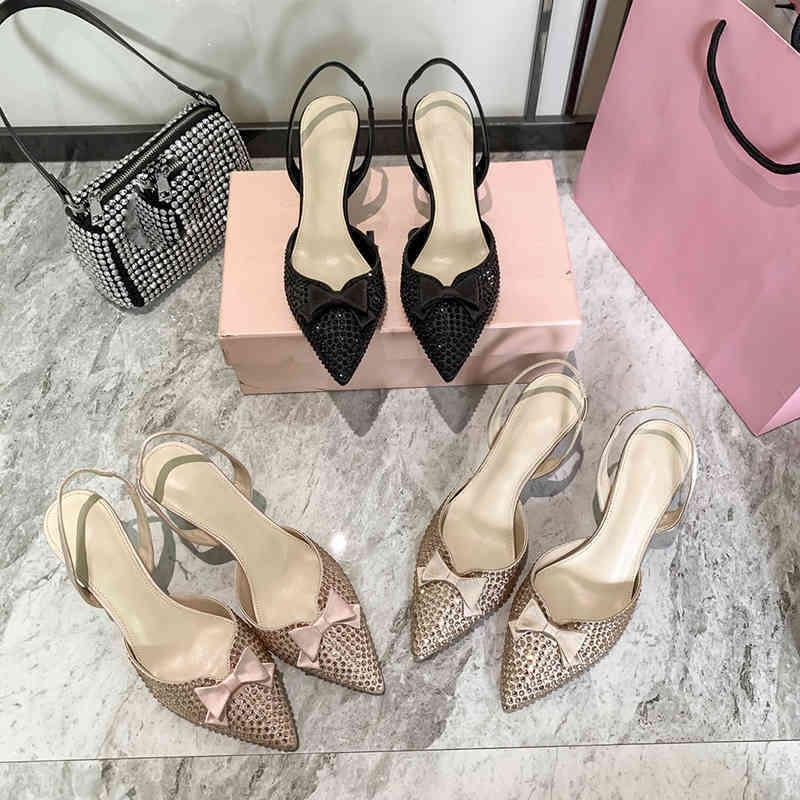 

Sandals Designer Sandal High Heels Designer Sexy Cross Belt Pumps Fashion Solid