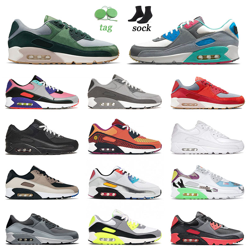

Top Fashion 2022 Sports 90 Running Shoes Size 12 for Men Women Gym Red Smoke Grey Gum Pro Green Surplus Desert Camo Infrared Sneakers Trainers 36-46, A3 trail team gold 40-46