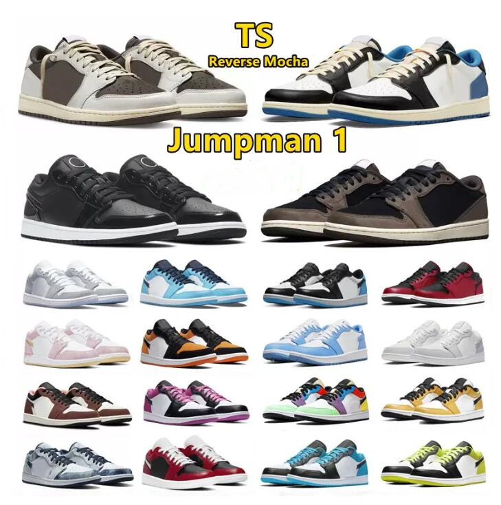 

2022 Jumpman 1 1s Low Mens Basketball Shoes Cactus Jack X Reverse Mocha UNC Bred Patent All-Star Laser Orange Light Smoke Grey Shadow Toe Men, Please contact us