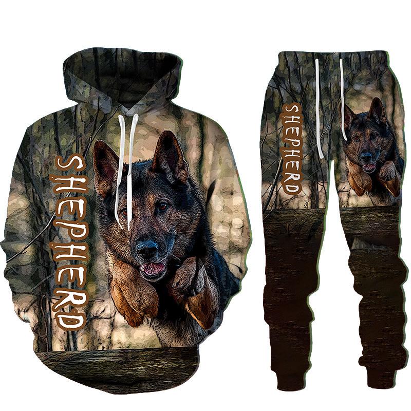 

Men' Tracksuits German Shepherd Dog 3D Printed Hoodies Sweatpants Men' Hooded Sweatshirt Sets Men Sportswear Tracksuit Clothing SuitMe, 07884