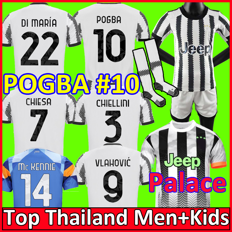 

2022 2023 POGBA Juventus soccer jersey 22 23 JUVE VLAHOVIC MORATA CHIESA McKENNIE RAMSEY DE LIGT Fourth 4TH KOBRA football shirt Men Kids kit camiseta maglia maillot, Kids away