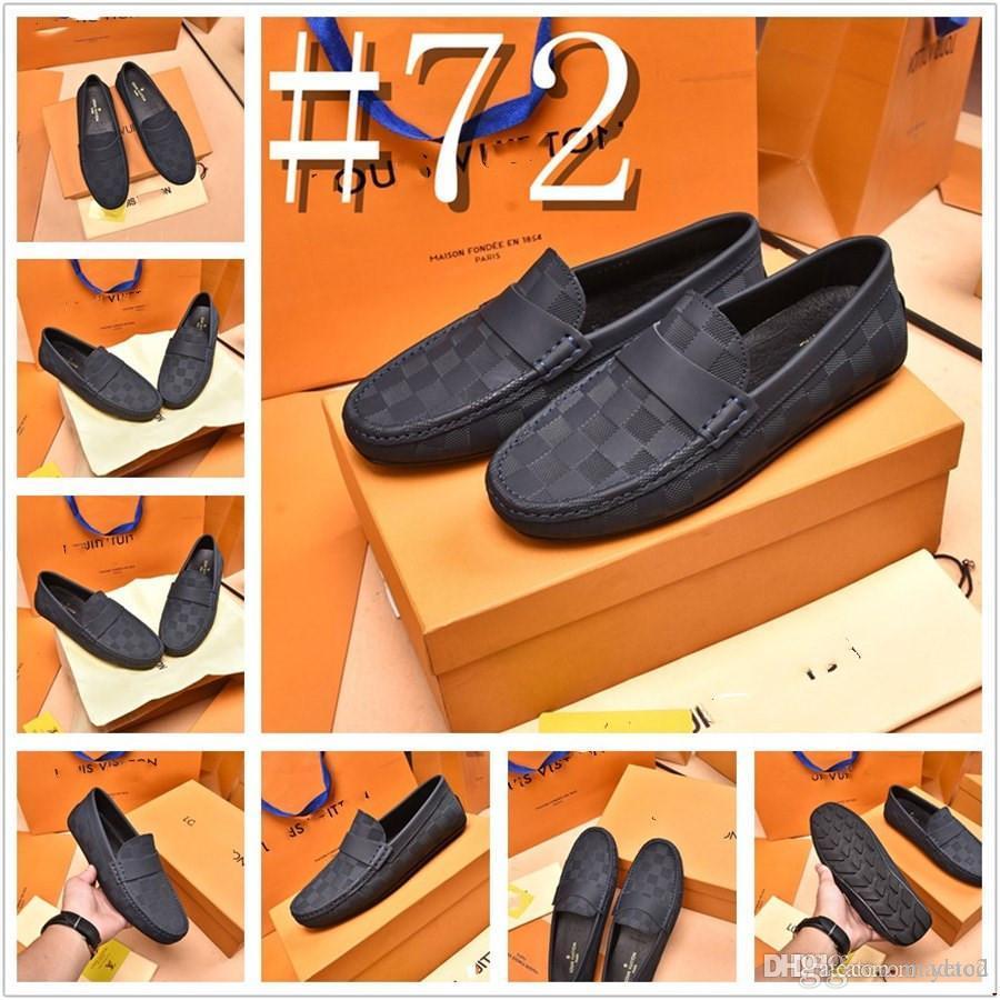 

G1 Designer Men Shoes Loafers 2022 British Style Leather Casual Shoes Luxury Brand Sewing Man Footwear Plus Size 39-46 Zapatillas Hombre A2, #26