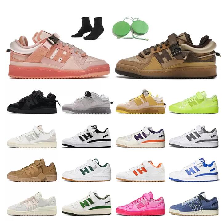 

2023 NEW Forum 84 Low Design Casual Shoes for Men Women Chalk White Gum Bad Bunny Buckle Brown True Orange Bright Blue 84s Trainers Sneakers 36-45, Please contact us
