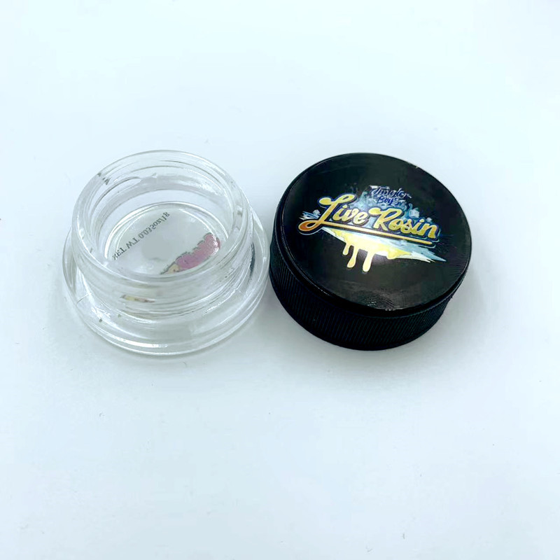

Jungle boys live rosin containers 7ML glass jar for 1g concentrate
