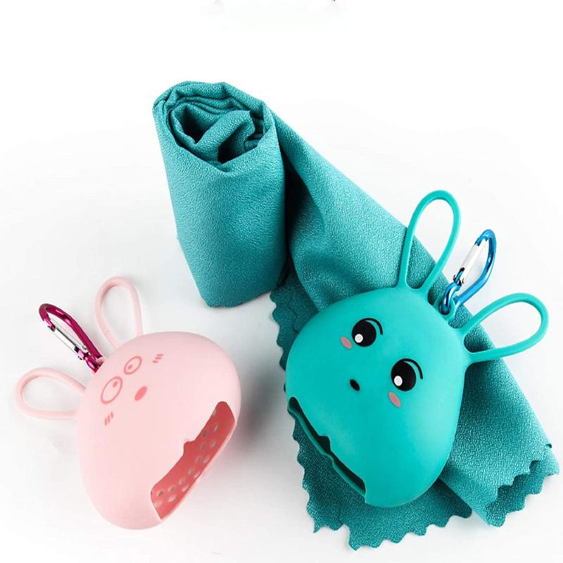 

Towel Quick Drying Camping Fast Microfiber Travel Sports Towels Outdoor Fitness Running Instant Cooling Neck Ice, Pink