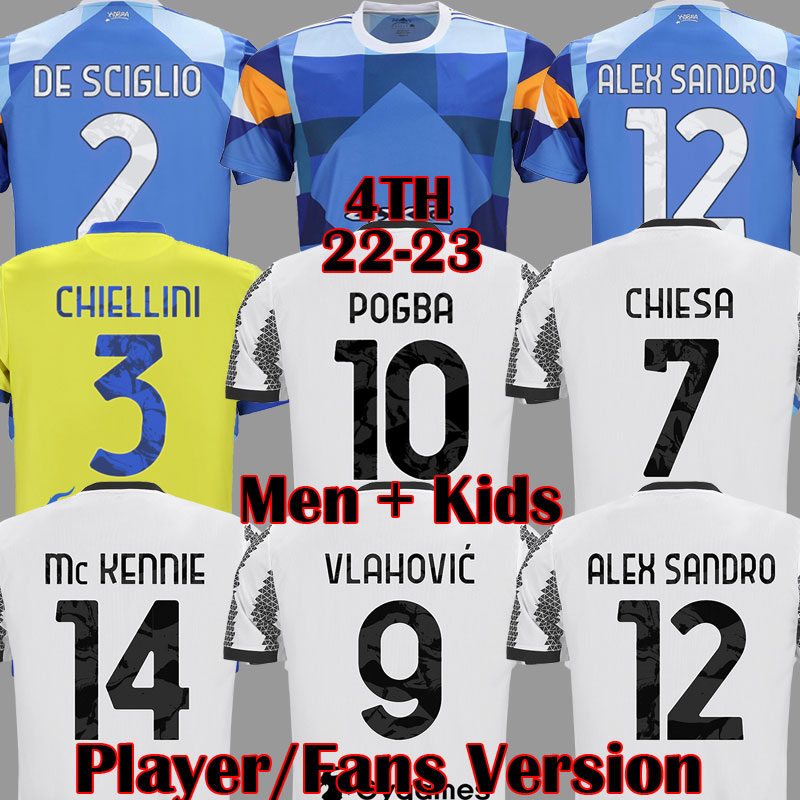 

22 23 VLAHOVIC juventus POGBA soccer jerseys FOURTH KIT 2021 2022 2023 DYBALA MORATA CHIESA McKENNIE Top football shirts LOCATELLI 4th Kits Men Kids Sets, 22 23 kids home