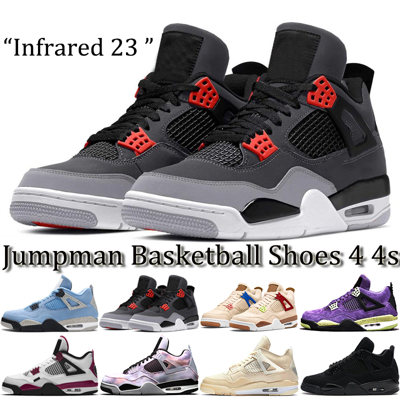 

New 4 4s Men Women Basketball Shoes Military Black Cat Sail Red Thunder University Blue Infrared 23 White Oreo Bred Patent Dark Marina Blue Mens Sports Sneakers, Contact us