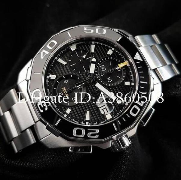 

Roles Luxury Gift Swiss Watch Men Tag montres High Quality Stainless Steel Ceramic Bezel Chronograph Quartz Watch Sports orologio da pol VqO, 42mm