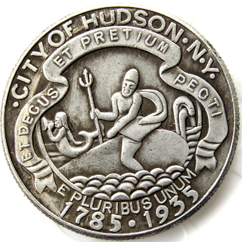 

USA 1935 Hudson Half Dollar Copy Coins Craft Silver Plated Promotion nice home Accessories