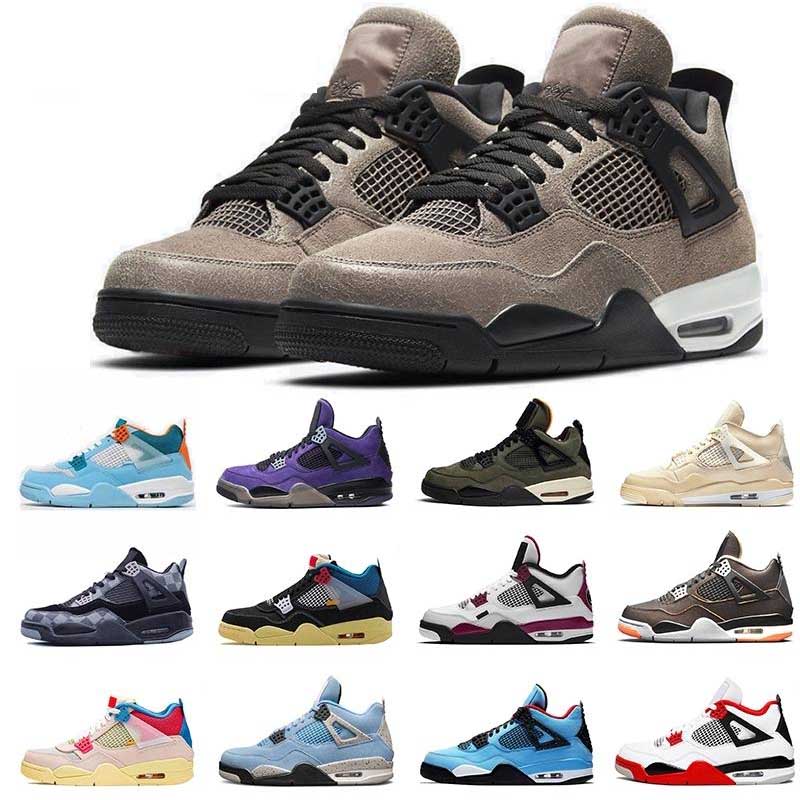 

2022 University Blue Jumpman 4 4s mens Basketball Shoes white guava ice oreo sail noir metallic purple black cat bred shimmer cactus jack men women sneakers EUR 36-47, Other