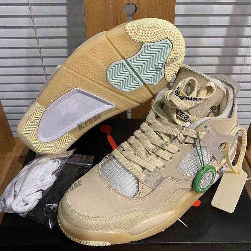 

Top Cream Sail Black Cat White Cement Men Women Jumpman 4 4s Basketball Shoes Cactus Jack Mens Trainers Sport Size36------4698I0, Bubble wrap packaging