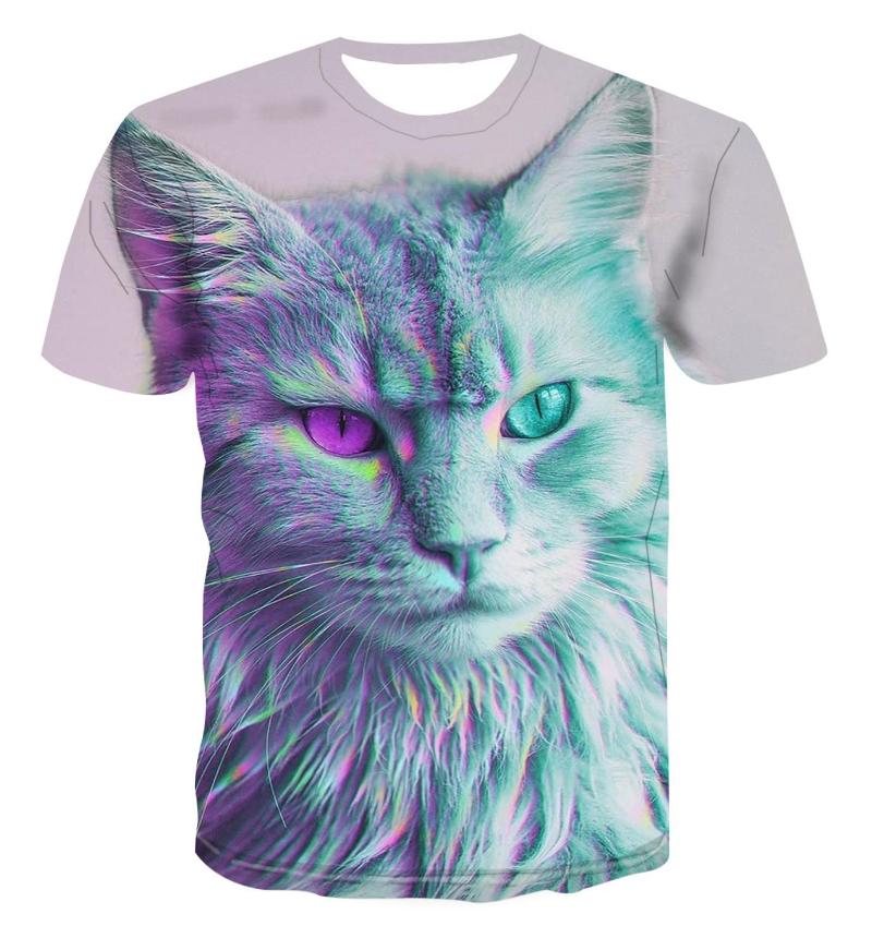 

Men' T-Shirts Animal Creative Design 3D Print T-shirt Summer Top Men' Dizziness / Color Street Style Versatile -6xlMen' Men'sMen, Z-tx319