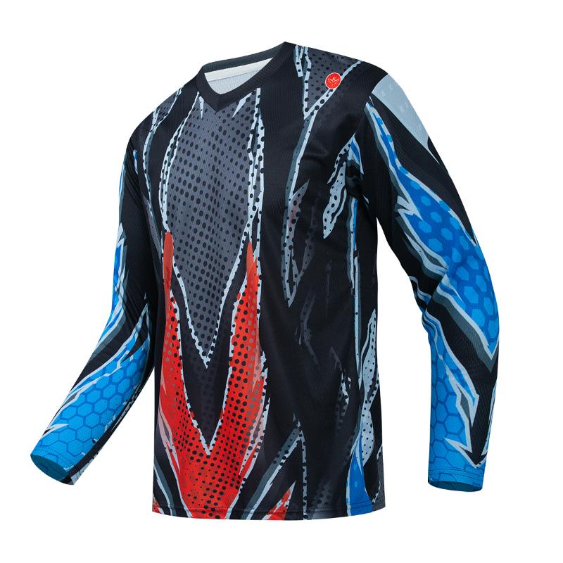 

Racing Jackets Moto Bicycle Jersey Long Sleeve Mtb Cycling Wear Motocross T-shirt Mountain Bike Downhill Clothing Maillot VeloRacing, 03